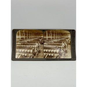 Child Labor Olympian Mills Spinning Room Cotton Mill Columbia SC VTG stereoview